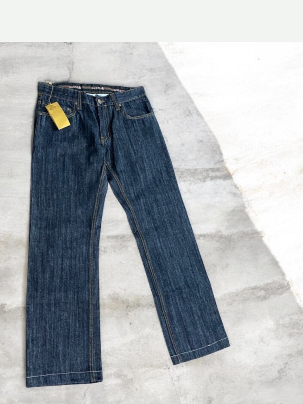 NEW Gucci 💯%Look-Like Men's Indigo Jeans Size 34
